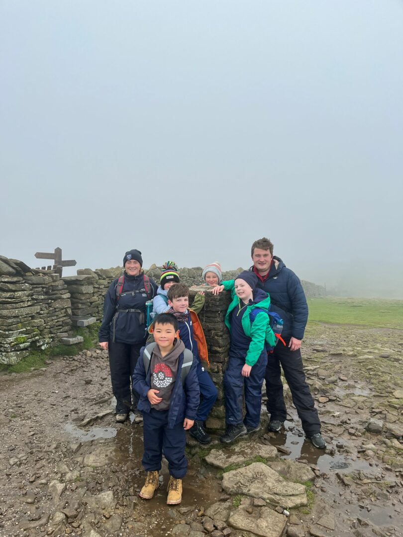 Pupils tackle Yorkshire’s Three Peaks