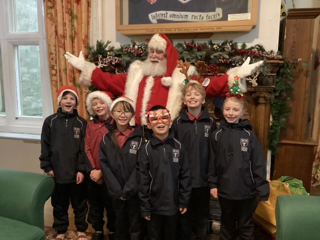 Father Christmas visits Belmont Grosvenor School and Magic Tree Nursery