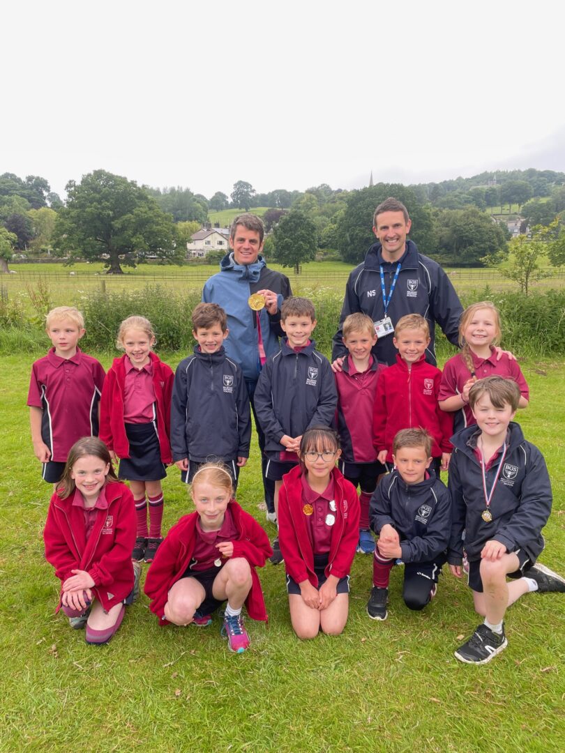 Olympic triathlete inspires pupils at BGS Sports Day