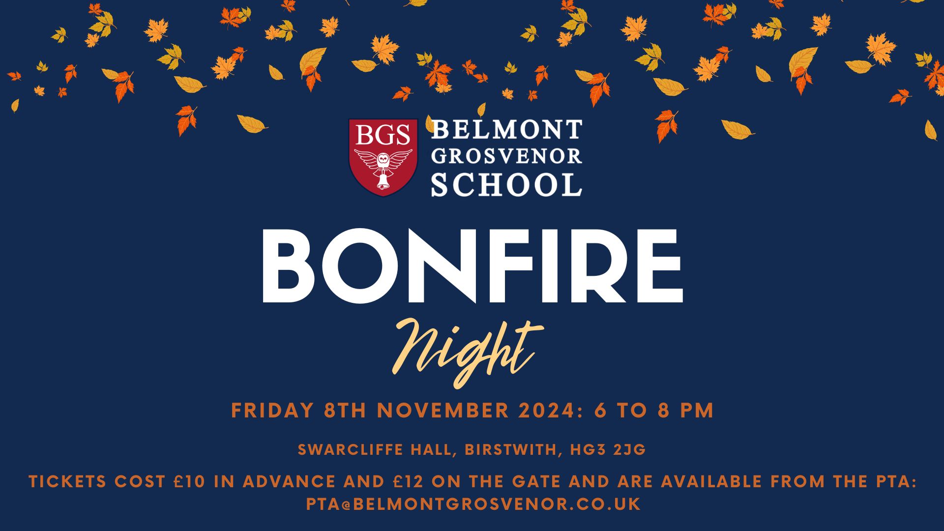 Bonfire Night at Belmont Grosvenor School