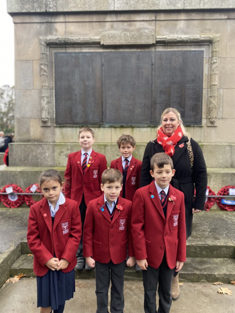 Pupils remember the fallen at annual Remembrance Day services across district